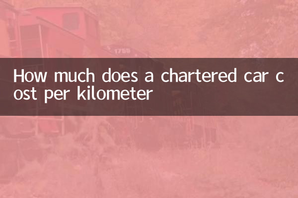 Wie viel kostet ein Charterwagen pro Kilometer?
