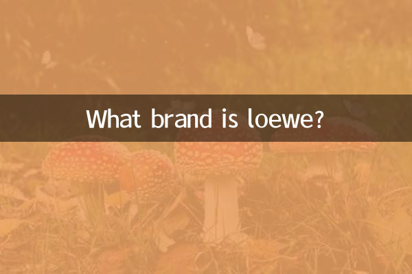 Что за марка Loewe?