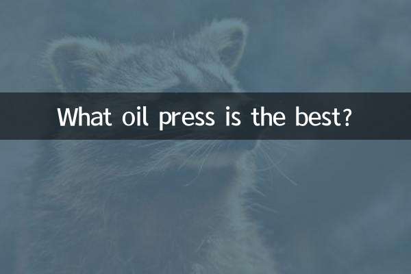 What oil press is the best?