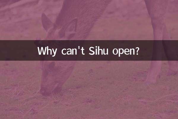 سیہو کیوں نہیں کھول سکتے؟