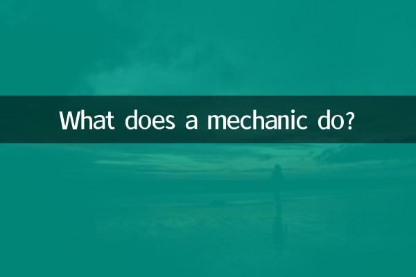 Was macht ein Mechaniker?
