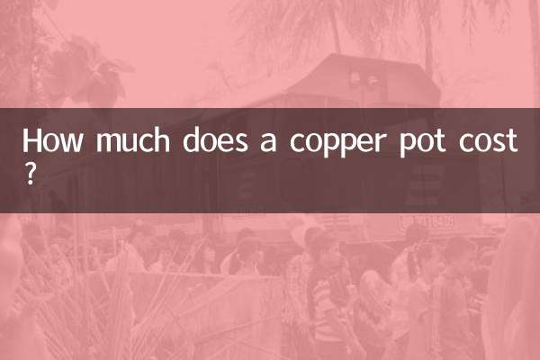 How much does a copper pot cost?