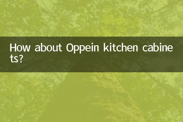 Как насчет кухонных шкафов Oppein?