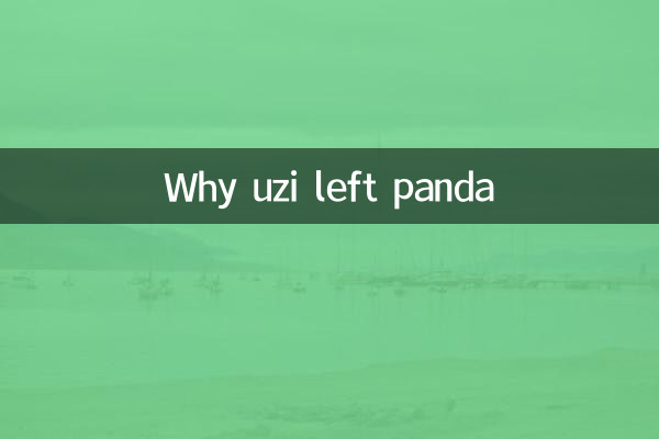 Por que Uzi deixou o Panda