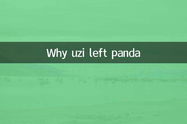 Por que Uzi deixou o Panda