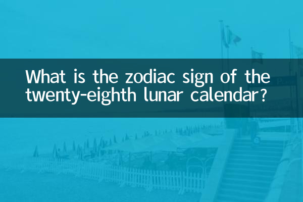 আটাশতম চন্দ্র ক্যালেন্ডারের রাশিচক্র কী?