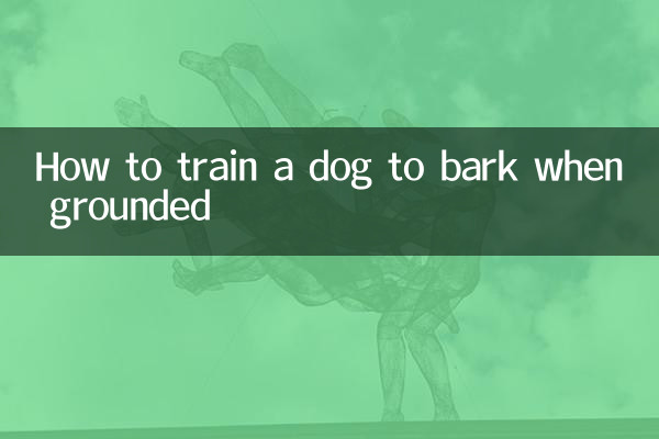 接地時に吠えるように犬を訓練する方法