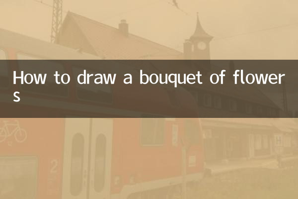 Come disegnare un mazzo di fiori