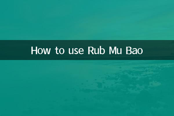 So verwenden Sie Rub Mu Bao