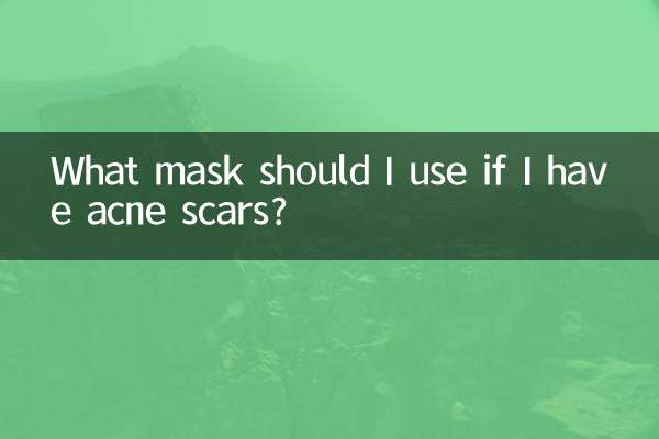 Welche Maske sollte ich verwenden, wenn ich Aknenarben habe?