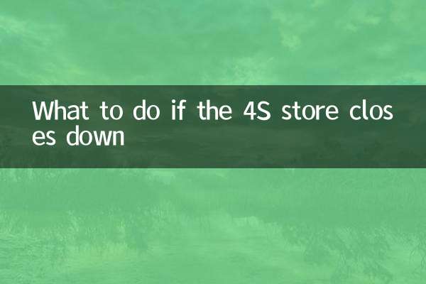 अगर 4S स्टोर बंद हो जाए तो क्या करें?