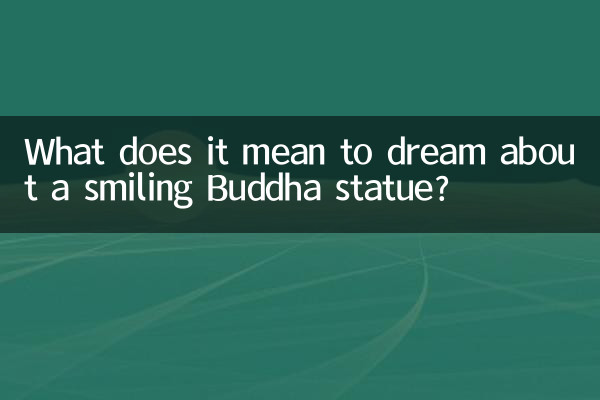 تعبیر خواب مجسمه بودای خندان چیست؟