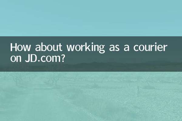 ¿Qué tal trabajar como mensajero en JD.com?