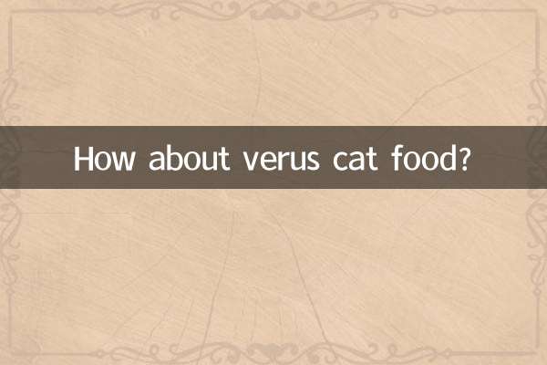 ¿Qué tal la comida para gatos Verus?