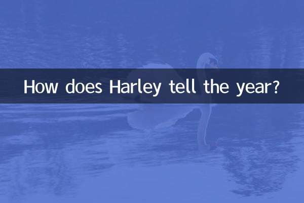 Harley는 연도를 어떻게 알 수 있나요?