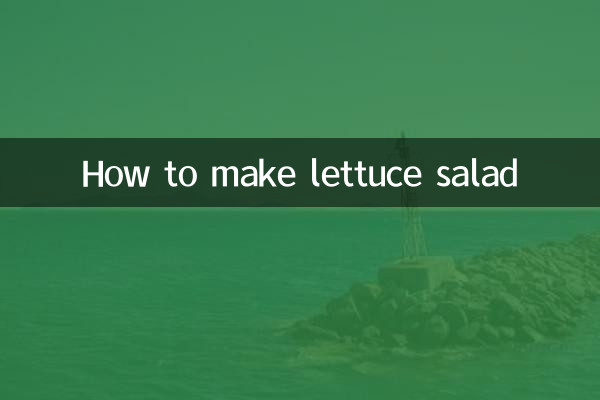 Como fazer salada de alface