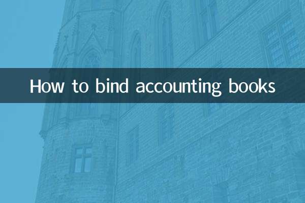 So binden Sie Buchhaltungsbücher