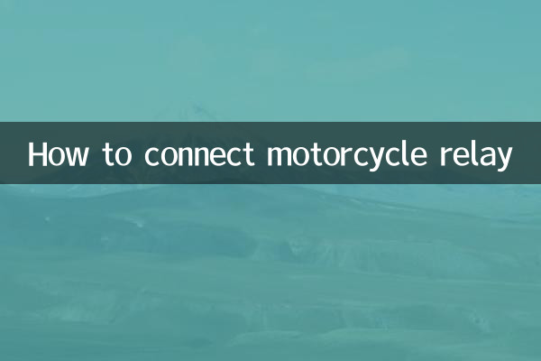 How to connect motorcycle relay