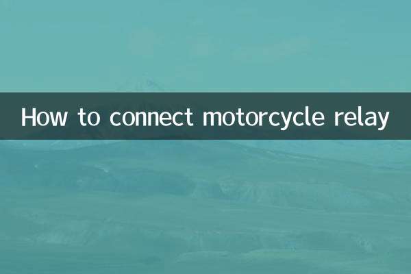 How to connect motorcycle relay