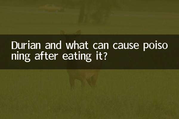 Durian y ¿qué puede causar intoxicación después de comerlo?