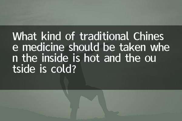Che tipo di medicina tradizionale cinese si dovrebbe assumere quando l'interno è caldo e l'esterno è freddo?