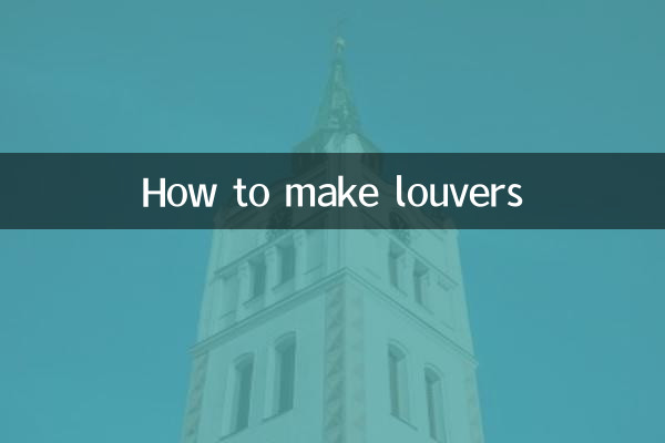 Como fazer venezianas