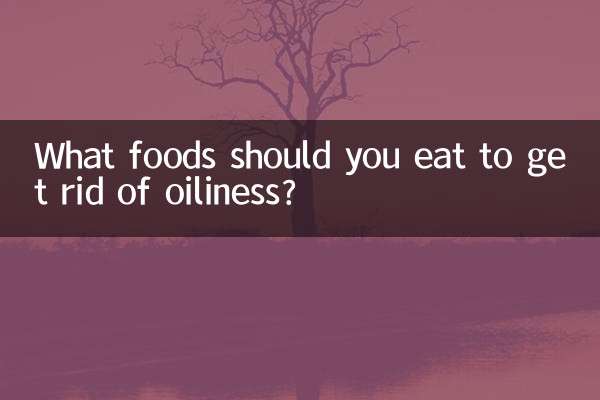 Quels aliments faut-il manger pour se débarrasser du gras ?