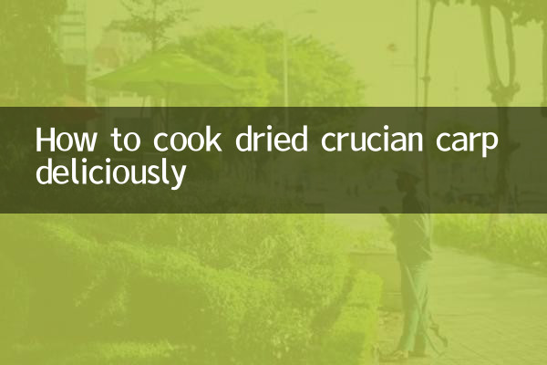 Comment cuisiner délicieusement le carassin séché