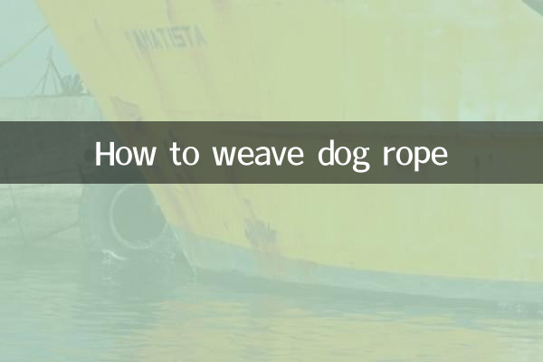 Como tecer corda para cachorro