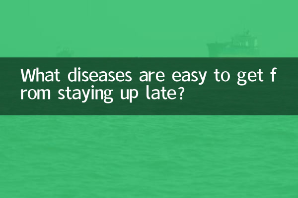 熬夜容易得什麼病