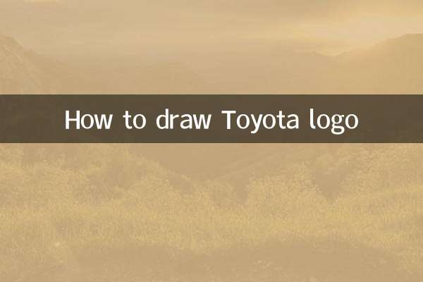 How to draw Toyota logo