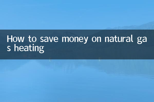 Como economizar dinheiro com aquecimento a gás natural