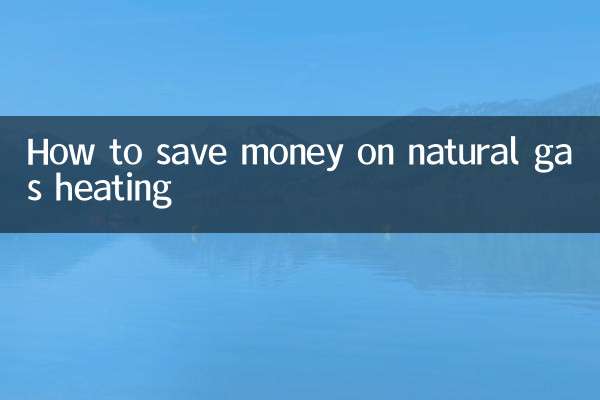 Come risparmiare sul riscaldamento a gas naturale