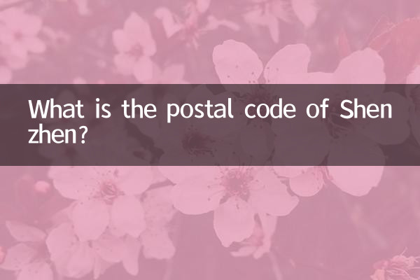 शेन्ज़ेन का पोस्टल कोड क्या है?