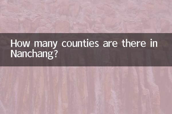 كم عدد المقاطعات الموجودة في نانتشانغ؟