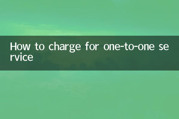 일대일 서비스 요금 청구 방법