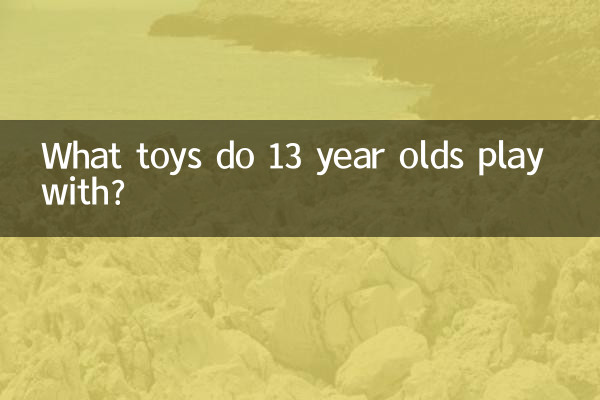 Con quali giocattoli giocano i bambini di 13 anni?