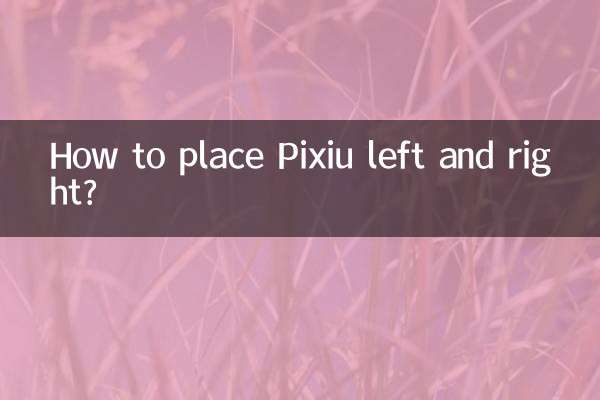 পিক্সিউকে কীভাবে বাম এবং ডানে রাখবেন?