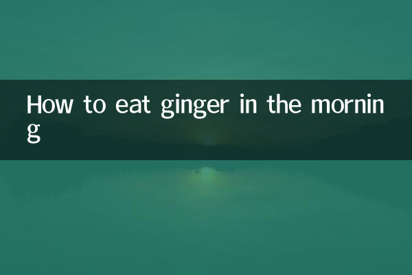 সকালে কিভাবে আদা খাবেন