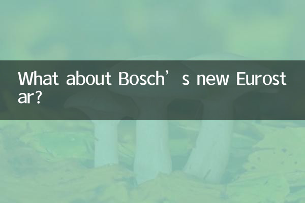 ¿Qué pasa con el nuevo Eurostar de Bosch?