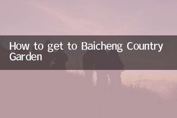 Como chegar ao Jardim Rural de Baicheng