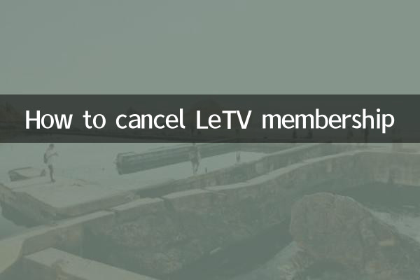 LeTV会員の退会方法