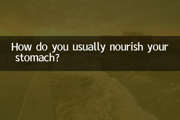 Wie ernähren Sie Ihren Magen normalerweise?