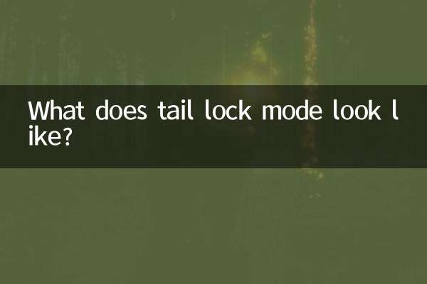 鎖尾模式是什麼樣子的