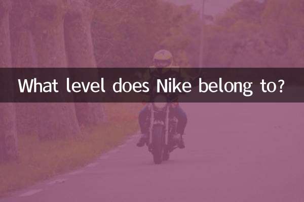 К какому уровню принадлежит Nike?