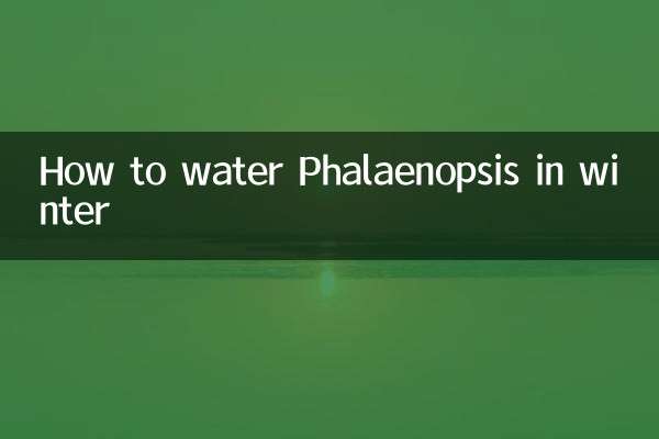 كيفية سقي فالاينوبسيس في الشتاء