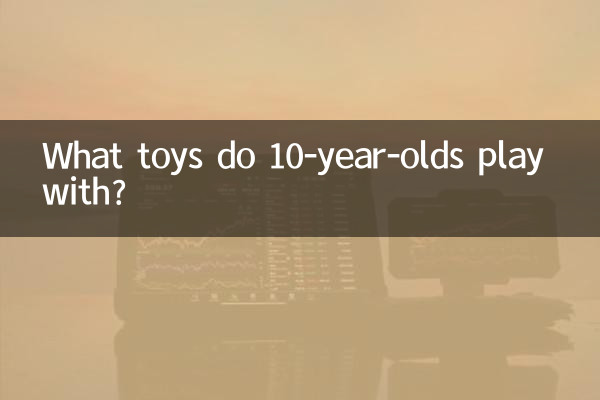 Avec quels jouets jouent les enfants de 10 ans ?