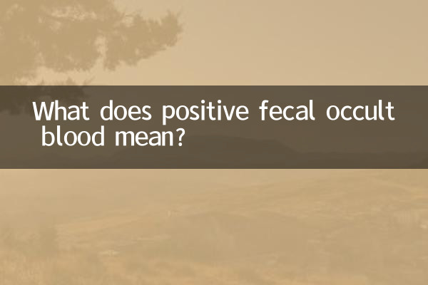 ¿Qué significa sangre oculta en heces positiva?