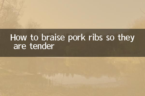 Cómo estofar costillas de cerdo para que queden tiernas