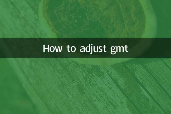 نحوه تنظیم gmt